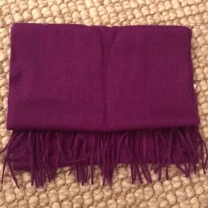 Plum felt scarf - NWT